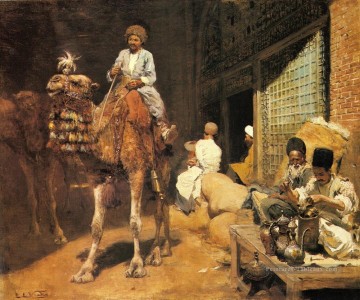  indien - Un marché dans Ispahan Persique Egyptien Indien Edwin Lord Weeks